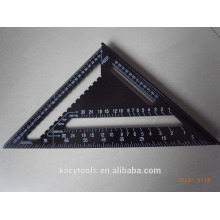 Aluminio Metal Metric Set Cuadrado Completo en las especificaciones Triángulo regla 12 pulgadas 45 grados